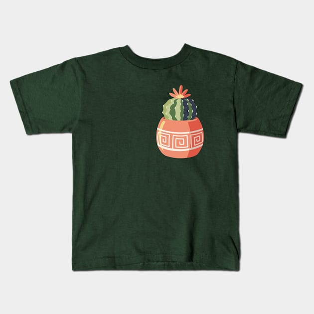 Fat Cactus Kids T-Shirt by Abbilaura